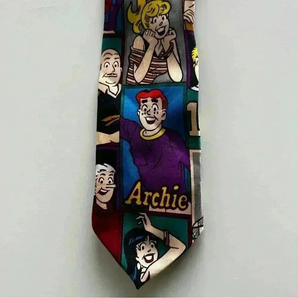 Vintage 1995 Archie Comic Publications, Inc. Cartoon Neck Tie by Lakeside AppaI - Picture 1 of 6